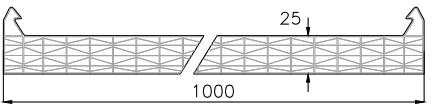 Revers 600/10 Revers 600/16 GP REVERS Trasparente 33,10 Opale 35,00 Possibilità di avere le lastre con estremità termosaldate con un sovrapprezzo di /pz 2,00 oppure chiuse con nastro