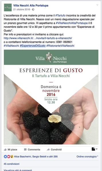 Per lanciare il Ristorante di Villa Necchi abbiamo ideato un format dedicato agli appassionati di cucina gourmet.