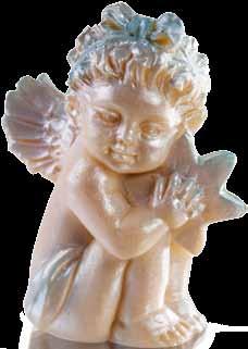 silicone Angelo con cornetta Angel with trumpet