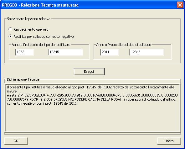 Relazione tecnica strutturata la relativa