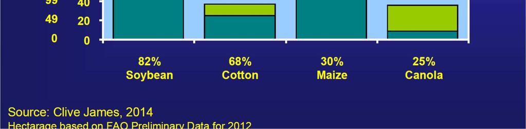 Soybean 84,7 2007 Cotton 2008 Source: DEMM-University