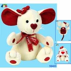 11 XXLOVE PELUCHE C/CUORE 30cm