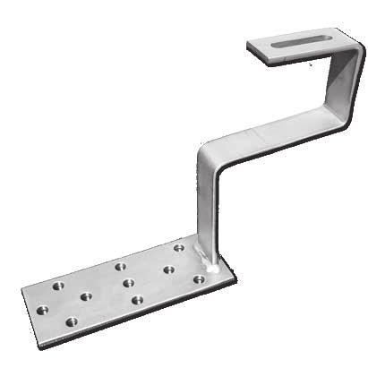 SUPPORTI PER FISSAGGIO SU COPPI SUPPORTI FISSI ACCIAIO INOX SUPPORTI REGOLABILI ACCIAIO