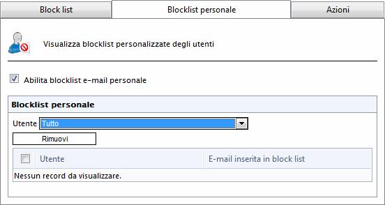 Schermata 60: blocklist personale 2.