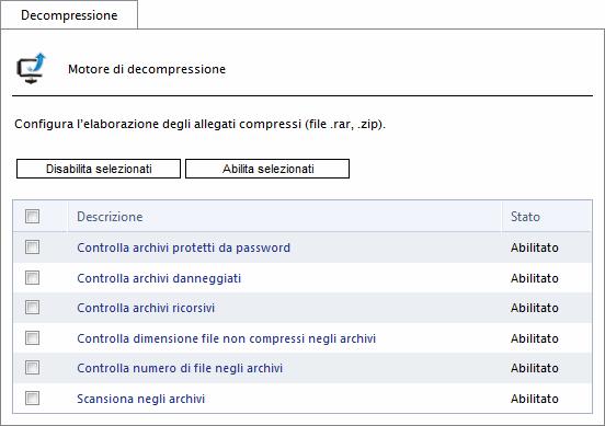 Schermata 95: controlli motore di decompressione 2.