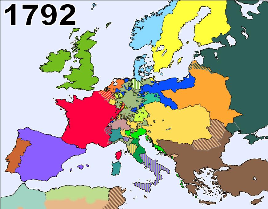 Al fianco dell Austria e contro la Francia si schierarono la Prussia e il Regno di Sardegna.