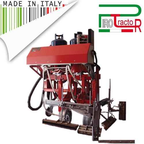 20 PIROTRACTOR BASIC-VIGNA Configurazione BASIC-VIGNA: La versione BASIC-VIGNA, utilizzabile in ambienti ristretti, presenta: Telaio di 1,1 m, completo di un sistema standard di attacco a tre punti.