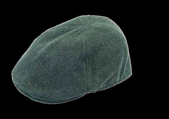 Coppola In Tessuto di Lana a Pied de Poule Verde Blu Green Blue Pied de Poule Woolen Flat Cap Coppola in