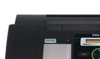 Fax TTR transfer PPF-650E Fax a trasferimento termico ad alta effi cienza energetica. Alimentatore automatico da 10 pagine, fi no a 15 pagine in memoria, vassoio carta da 50 pagine e DECT. Cod. Rif.