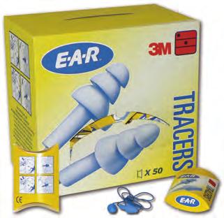 ARICOLARI C/CORDONCINA (SFERETTA D ACCIAIO ALL INTERNO) EARPLGS WITH CORD (BEAD STEEL INSIDE) Modello Ear Tracers Confezione da 10 scatole (50 paia per scatola)