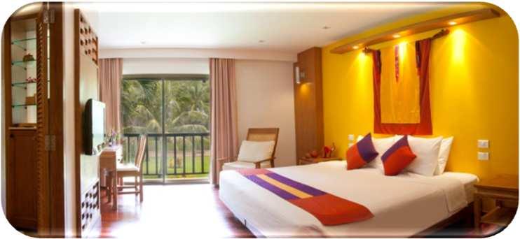 Camere Il Resort è immerso in un palmeto di 25 ettari nella baia di Kata e dispone di camere in bungalow stile long house.