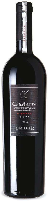 GUDARRA' RISERVA 2006 30,00 AGLIANICO DEL VULTURE DOC COLORE