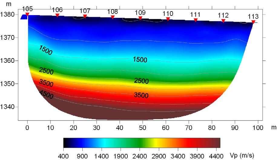 Figura 10 M1 - Sezione tomografica di