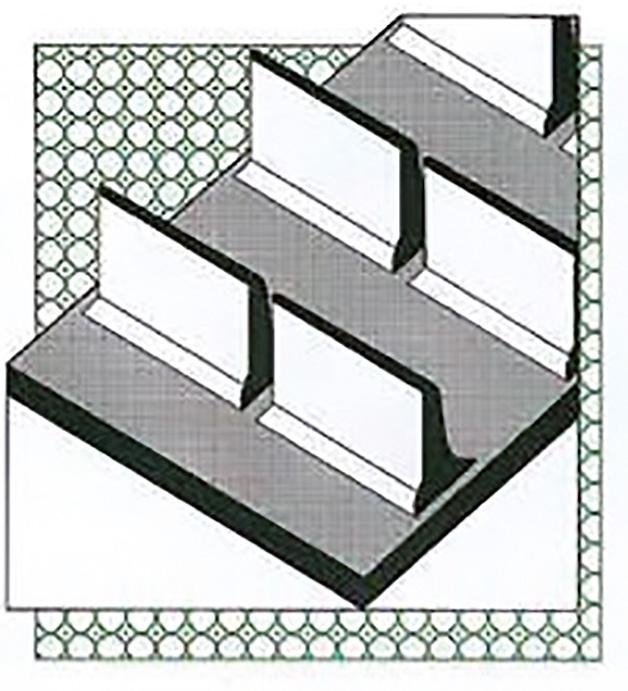 1. Listello trasversale a filo