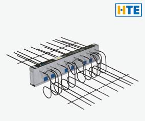 tipo K-HV Gruppo di prodotto 14 Elemento termoisolante portante per balconi a sbalzo con dislivello verso il solaio interno. Elemento atto a trasmettere momenti flettenti e forze di taglio.