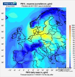 PREV AIR, Ministero della Repubblica Francese, e sono