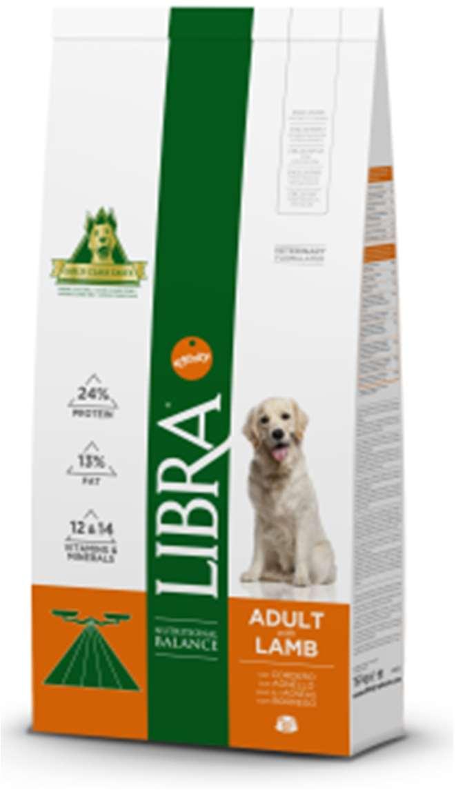 Affinity Libra Pollo Kg 15 Libra è un alimento equilibrato per cani adulti, con ingredienti di elevata qualità per fornire al vostro amico a 4 zampe il fabbisogno alimentare di cui ha bisogno, e per