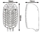 8 x W led policarbonato scatola 1 Faro da lavoro a 6 LE 9-2V Faro da lavoro a 5 LE 9-2V 1 ANNO SIELIGHT 1 ANNO Lunga