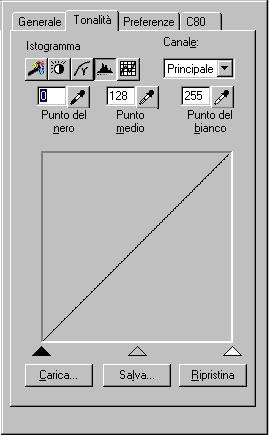 3. Trascinare i dispositivo di scorrimento reativo a vaore Gamma verso sinistra per diminuire intensità dei mezzitoni e verso destra per aumentara, fino a ottenere effetto desiderato.