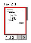 Rimozione di una pagina da un documento È possibie rimuovere attuae pagina in primo piano di un documento, ad esempio a copertina di un fax ricevuto. 1.