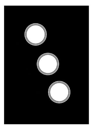 CONNESSIONI IDRAULICHE CONNESSIONI IDRAULICHE La testata del collettore X-RAY 15 presenta tre connessioni idrauliche sul lato sinistro e tre sul lato destro.