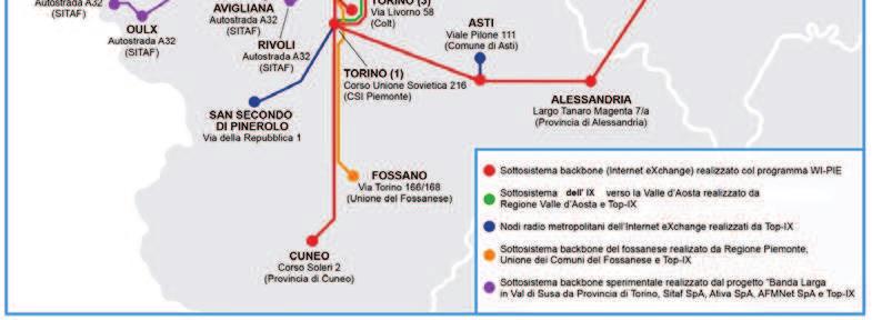 Con la stipula della concessione gli aggiudicatari dei singoli lotti provinciali hanno assunto l impegno di mettere a disposizione del mercato, in modalità IRU (cessione del diritto d usufrutto) e a