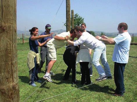 L Outdoor si caratterizza per il fatto di creare, in un ambiente protetto, delle situazioni che rappresentano metafore dei comportamenti quotidiani.