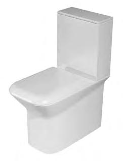 PRUA sanitari terra 52/floor mounted sanitary wares PRUA monoblocco/close coupled CM 52x35xh42 plt italy pz.10 - plt export pcs.20 kg 28 Vaso con scarico a parete. Completo di kit di fissaggio cod.