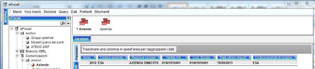 È necessario eseguire l integrazione dei dati dell anagrafica azienda Controllare che ci sia IT prima della Partita Iva 2017 Inserire il codice ATECO, cioè il codice dell Attività della vostra