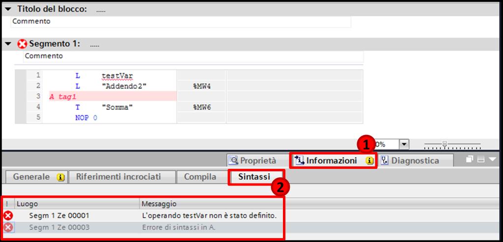 4- Scegliere, alla voce 'Linguaggio' il tipo di linguaggio in cui si vuole visualizzare il blocco. 4.1.2.3.