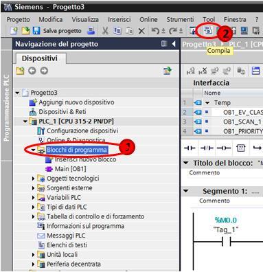 2- Dal menù che appare selezionare la voce Compila ; 3- Selezionare il tipo di compilazione che si vuole eseguire: a. Tutto : compilazione globale (hardware e software) di tutta la stazione; b.