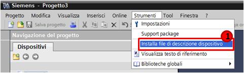 - Modalità 'Collegamenti': in questa modalità è possibile realizzare dei collegamenti progettati tra due dispositivi.