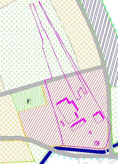 Figura 2 Stralcio P.R.T. Asi del Calatino e delimitazione del Centro Integrato Attualmente la superficie coperta del Centro Integrato è pari a circa 12.500,00 mq e rispetta i parametri previsti dal P.