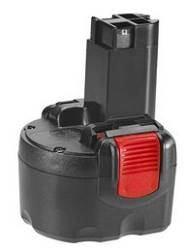 0102366 Pezzi 2 607 335 210 BATTERIA TONDA 9,6 VOLT Ah 1,5 Ni Cd