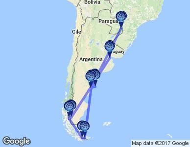 GRAN TOUR DELL'ARGENTINA 15 giorni, 13 notti QUOTE DA: 5990 ITINERARIO SPECIFICHE GALLERY Un viaggio ricco ed affascinante che prevede l'intera giornata di navigazione lungo il Canale di Beagle, una