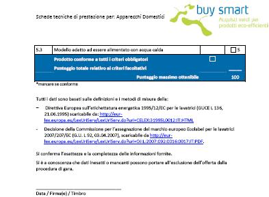 Strumenti di supporto (2) Schede Tecniche di Prestazione: Procedura