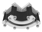 termoplastico CURVE PER GUIDOVIA SPX080 Curva a 90 Ø