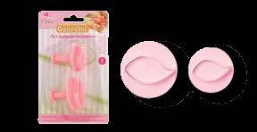 bestehend aus 4 Ausstechern Margerite mit praktischer Funktion zum Herausdrücken Set 4 cortapasta con expulsador margarita Confezione: Blister Set 3 tagliapasta con espulsore - girasole Set of 3