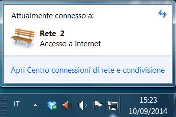 Verifica la disponibilità della rete Wi-Fi attivando