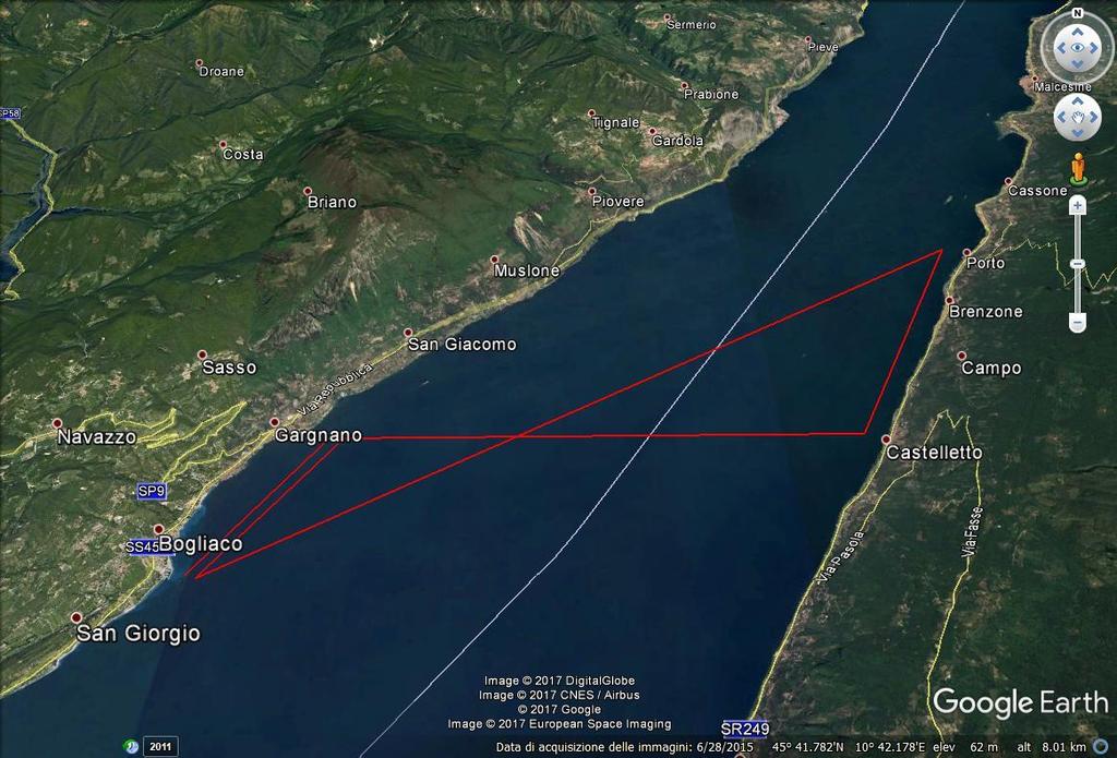 Allegato 3 2 4 3 1 PERCORSO: BOE LOCALITA COLORE DA LASCIARE A: START GARGNANO PAESE Vedi ALLEGATO 1 1 BOGLIACO 150 mt. al traverso pontile NAVIGARDA ROSSA 2 Localita PORTO GIALLA 150 mt.