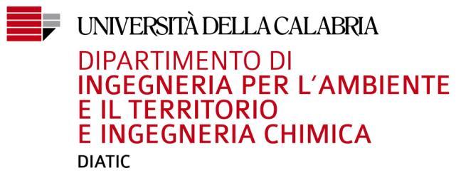 Consiglio di Dipartimento di Ingegneria per l Ambiente e il Territorio e Ingegneria Chimica Il giorno 26 aprile 2017 alle ore 11,30, presso la sala riunioni del Dipartimento di Ingegneria per l