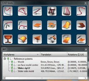 n Eccezionale interazione: gli elementi grafici vengono visualizzati in modo ottimale e possono essere selezionati molto velocemente. hypermill 2013 2012_G09.