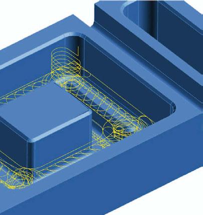 Strategie 2D Highlight hypermaxx per la lavorazione di tasche in 2D hypermaxx (High Performance Cutting) è una strategia di sgrossatura particolarmente potente in hypermill.