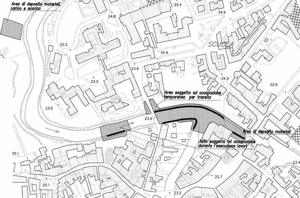 Figura 7. Estratto planimetria del Piano di Sicurezza e Coordinamento del 4 intervento.