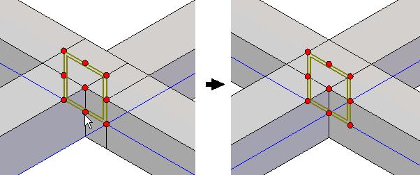 aggancio predefinito del componente square30.par.