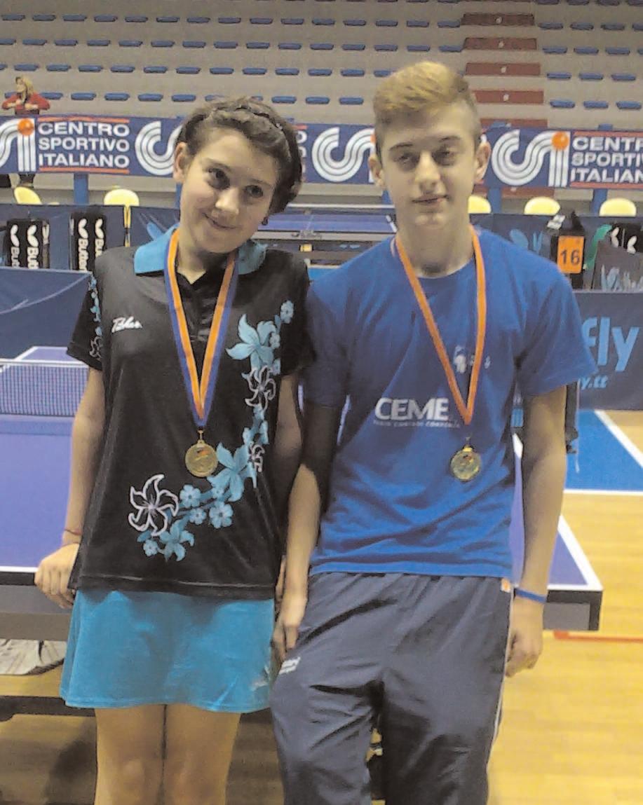 più alto del podio del doppio under 13 Jonathan Tassi (TT Morelli), testa di serie numero 1 nella sua categoria, si è laureato campione nazionale nella categoria allievi dopo un cammino quasi