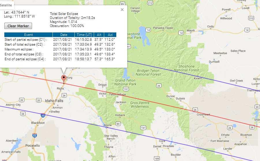 A Jackson (Grand Teton) inizio 11:34:51 fine 10:37:10