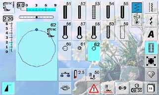 Cucire Bottoni con 4 Fori cucire prima i fori anteriori spostare il bottone con cautela in avanti cucire i fori posteriori con lo stesso programma Fili iniziali e finali il programma salda