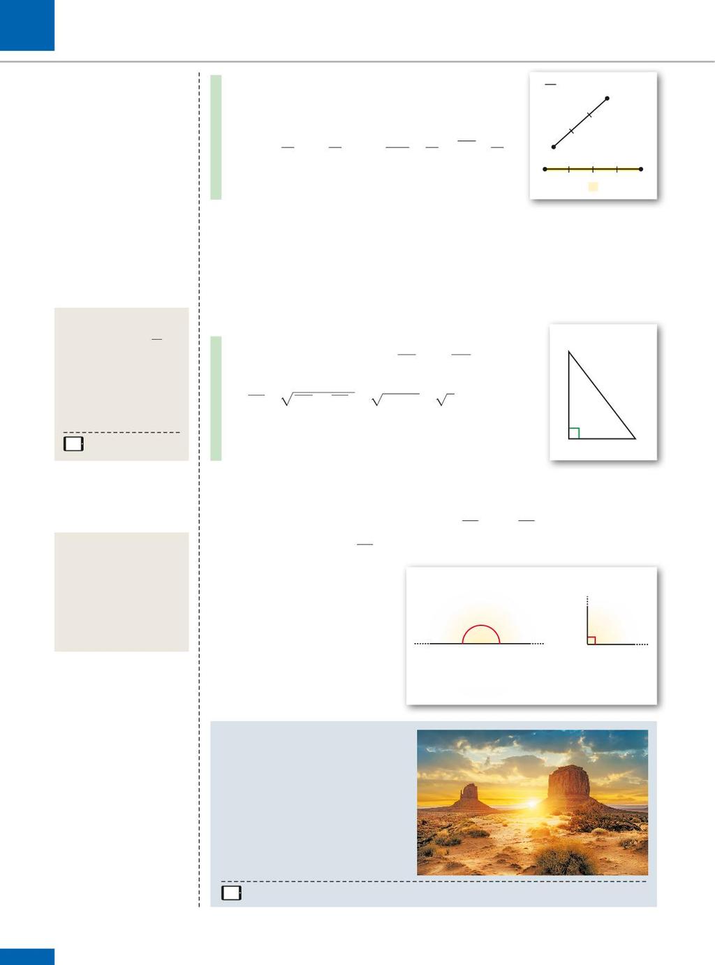 T pitolo G1. L geometri del pino TRI SMPI Se considerimo i segmenti dell figur e prendimo come unità di misur l lunghezz di, indicndol con u: PQ = 3 4 Q PQ PQ = 4 3 = 4 3 u " = 4 3 ; PQ = 4 3.