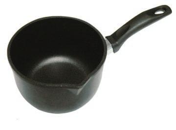 Die-Casted Casseruola becco 1 manico Saucepan with beak 1 handle art. 100A cm. h. imballo spess.